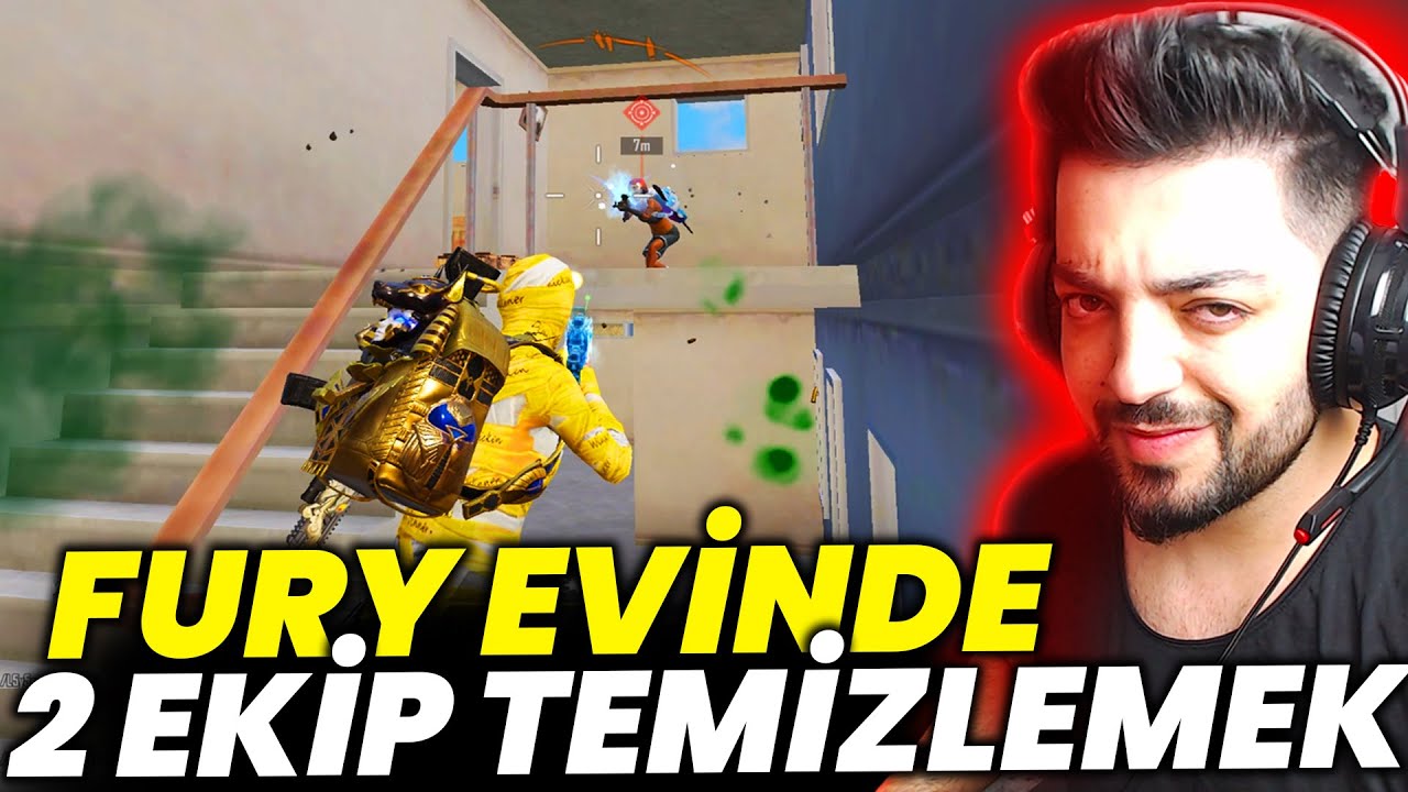 FURY EVİNDE 2 EKİP TEMİZLEMEK !! ONE MAN SQUAD - PUBG Mobile