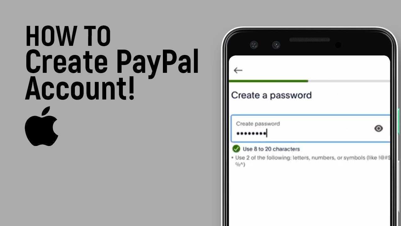 Как создать аккаунт PayPal на iPhone
