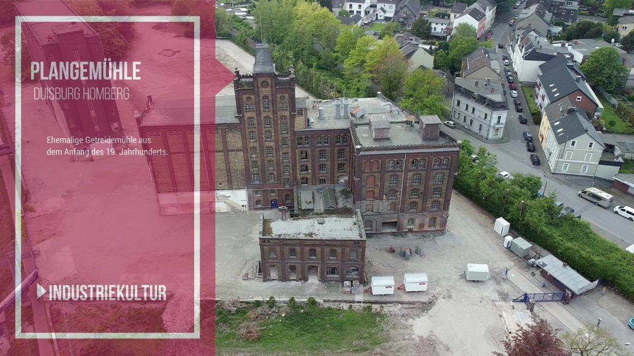Industriekultur: Die Plange * Mühle in Duisburg Homberg