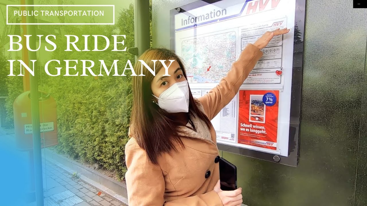 How to ride a bus in Germany 2021. (English)