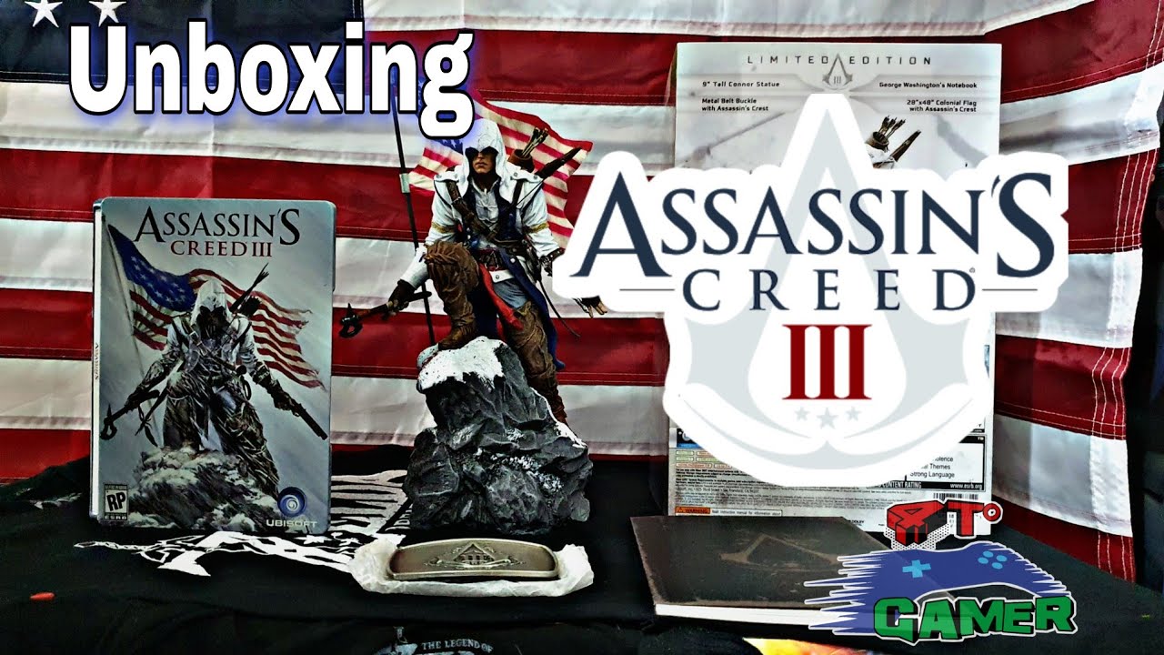 Assassin's Creed III Limited Edition Unboxing El Cuarto 4to. Gamer MX en Español Latino