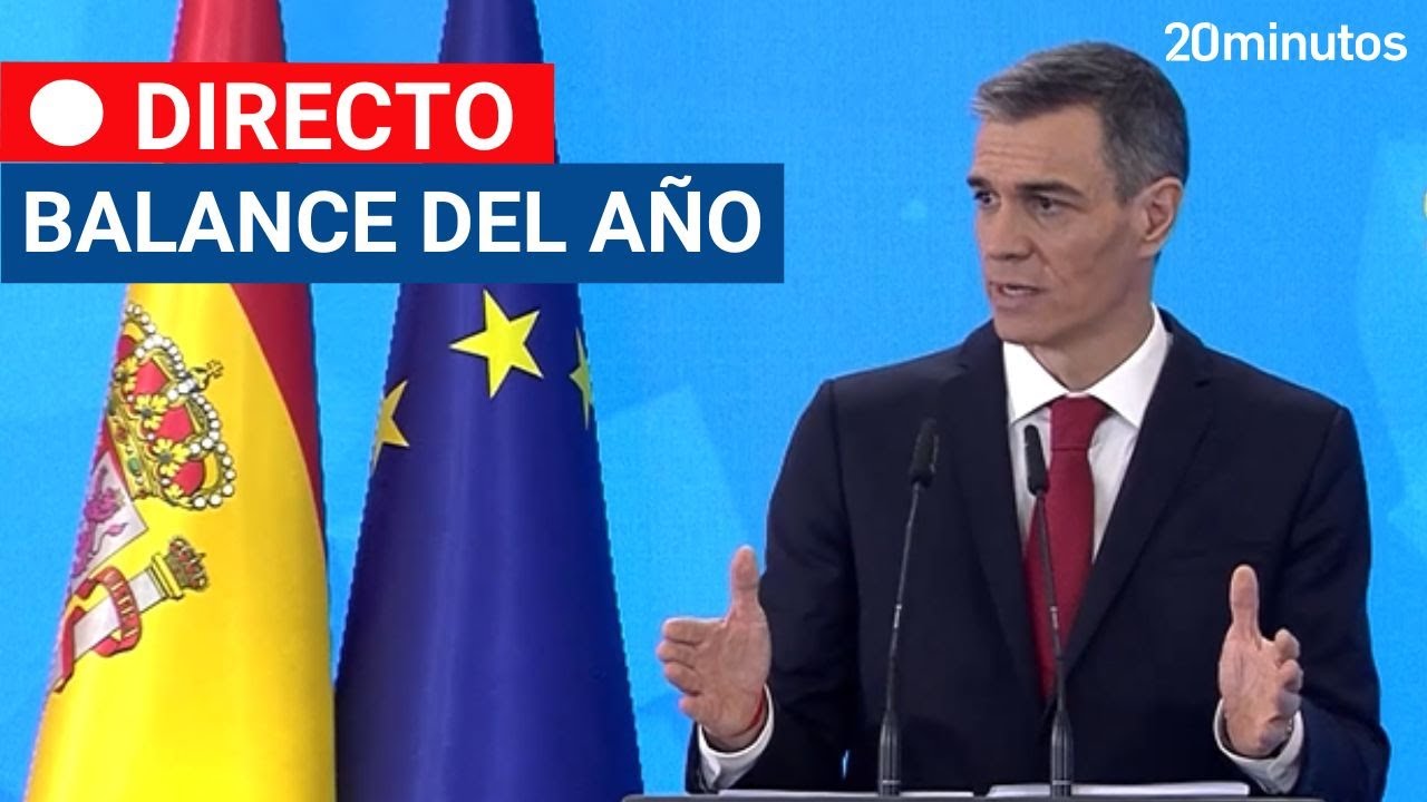 PEDRO S&Aacute;NCHEZ hace balance del a&ntilde;o, EN DIRECTO