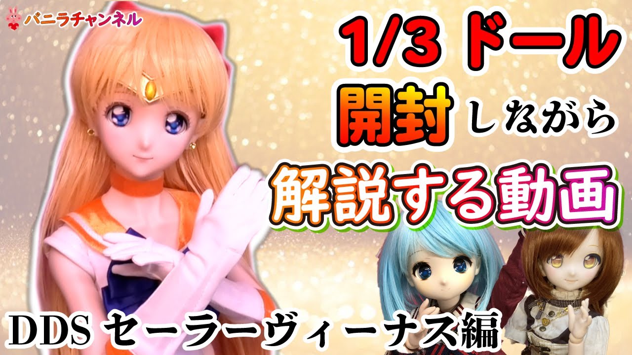 【1/3ドール開封】DDSセーラーヴィーナス編【Unboxing Dollfie Dream Sailor Venus】