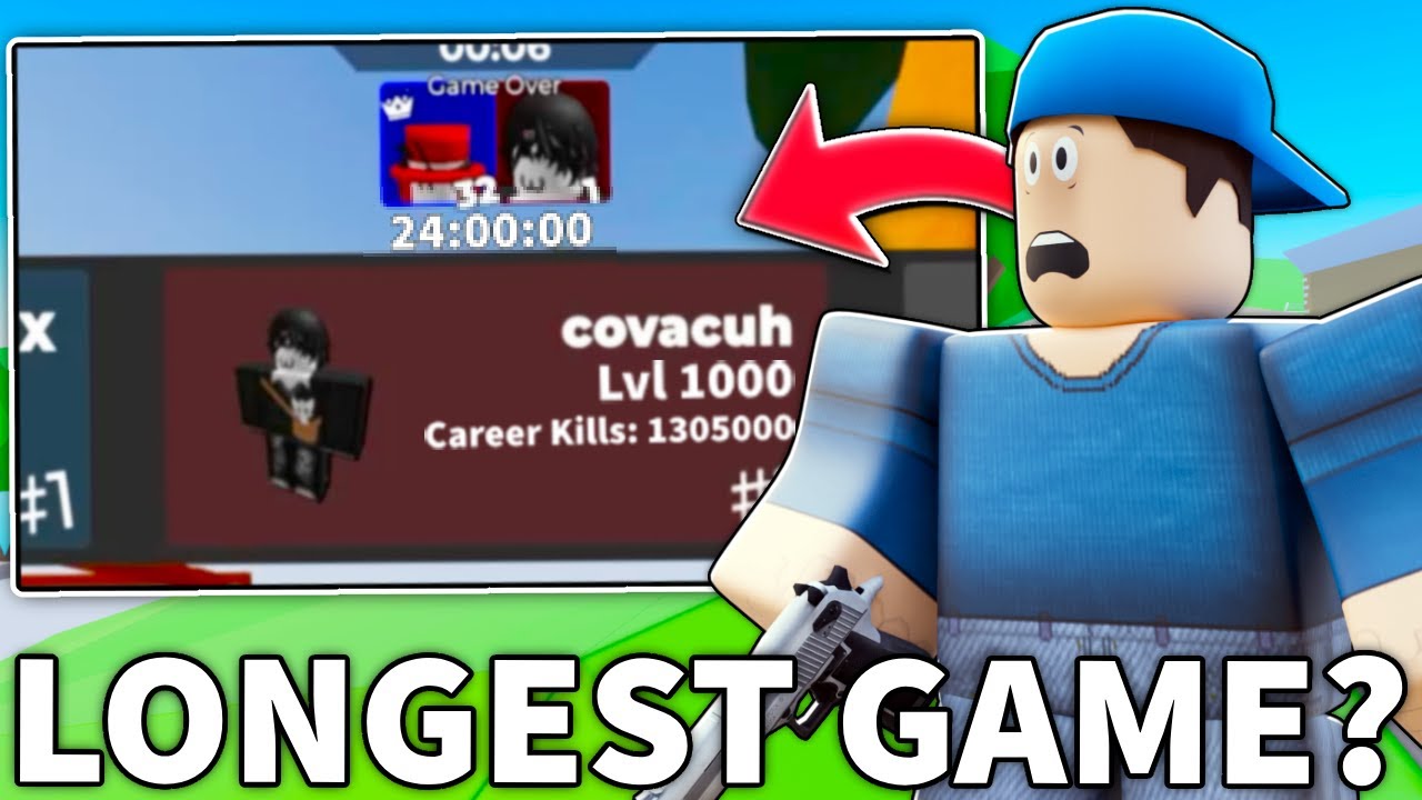 We Got The LONGEST GAME IN ARSENAL? (Roblox Arsenal)