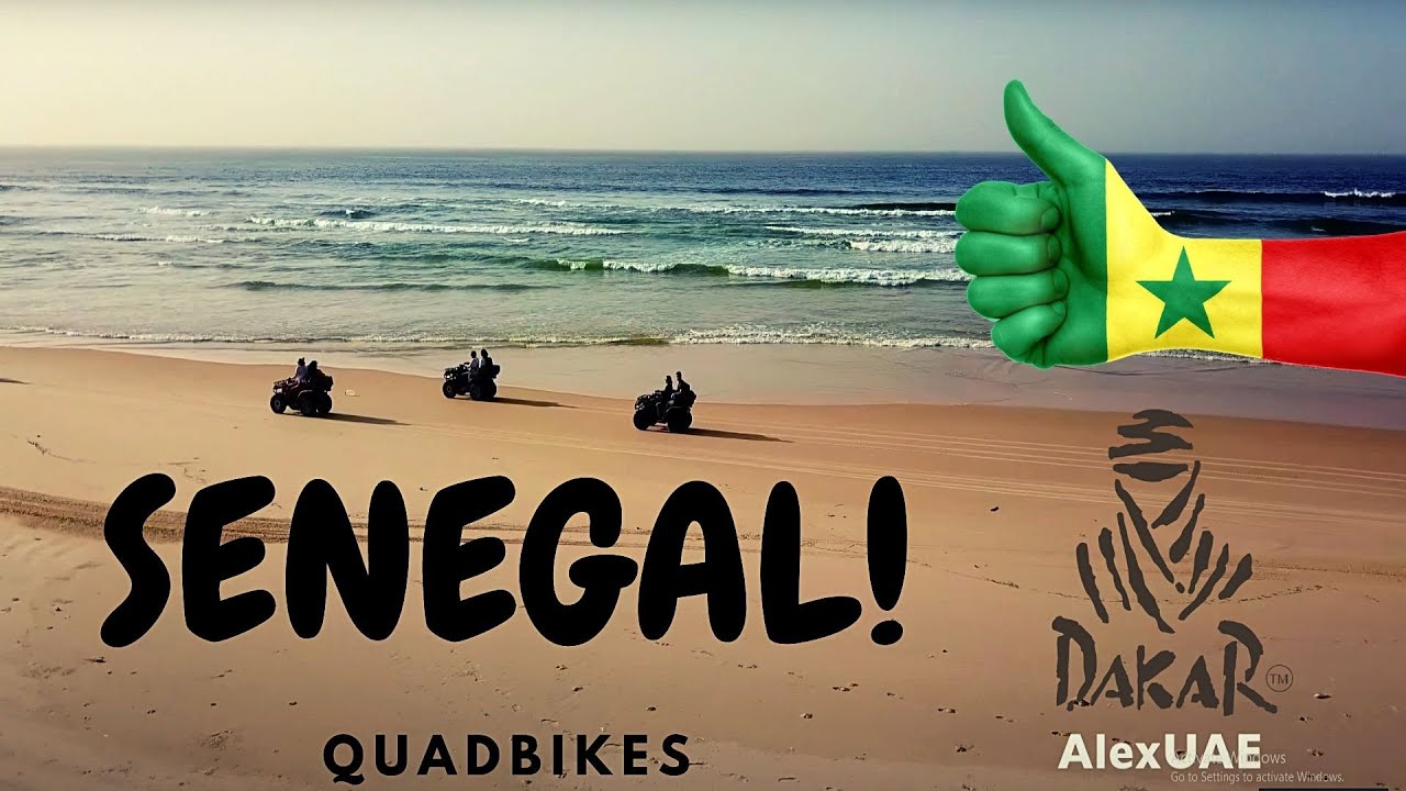 Quad Bikes at the beaches of DAKAR 🇸🇳 and  The PINK Lake. Travel to Senegal