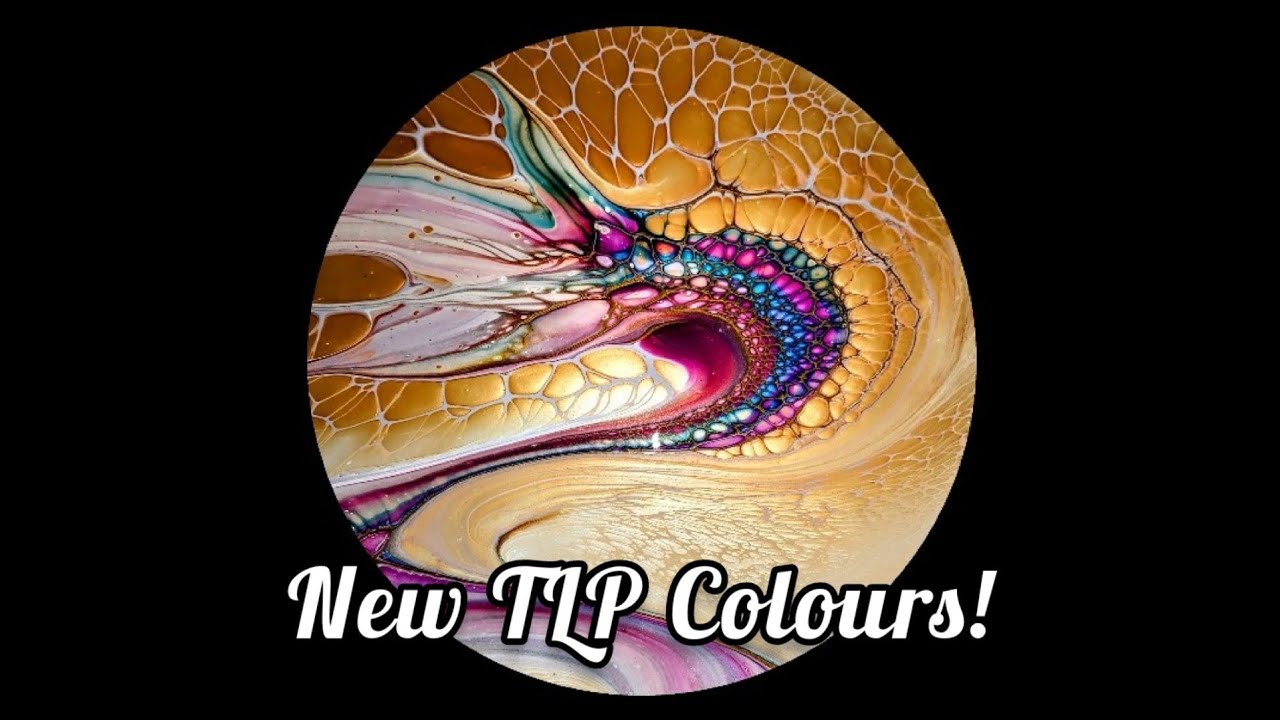 NEW TLP PIGMENTS! Gorgeous Bloom Swipe #fluidart #acrylicabstractart