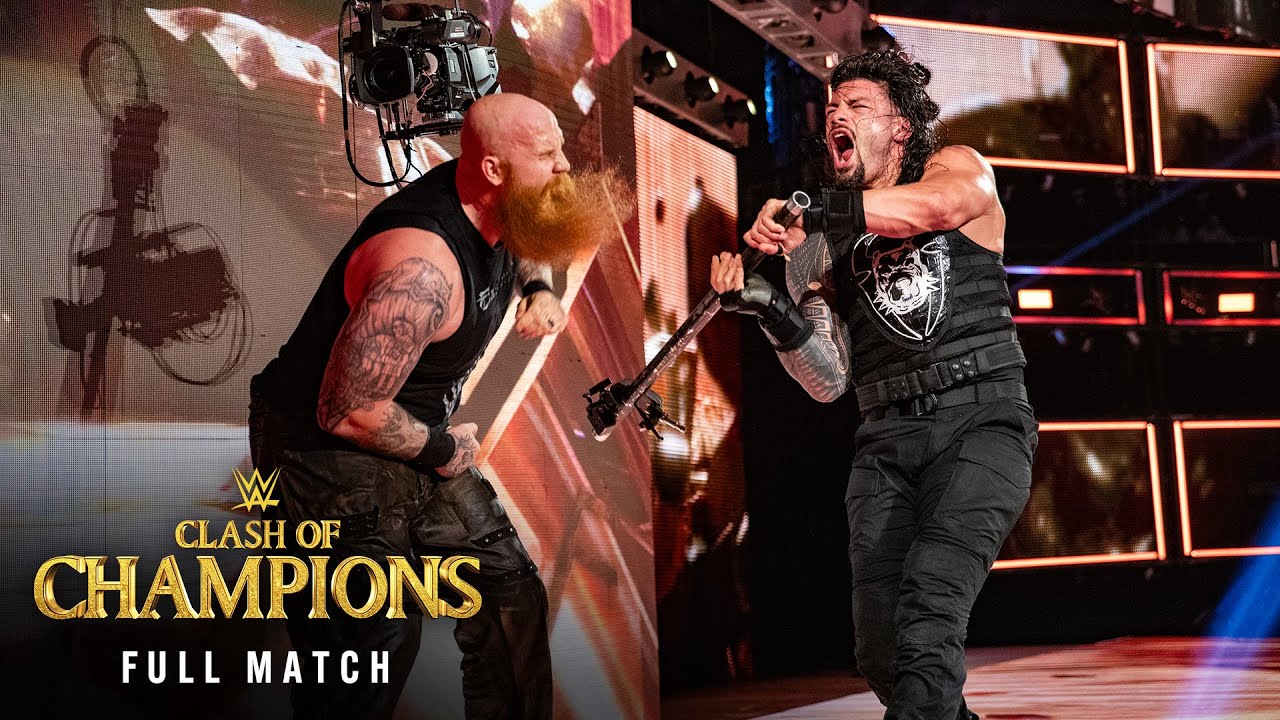 ПОЛНЫЙ МАТЧ: Роман Рейнс против Эрика Роуэна | Матч без дисквалификаций: WWE Clash of Champions 2019