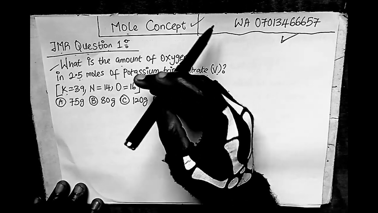 HOW TO UNDERSTAND MOLE CONCEPT & BALANCE CHEMICAL EQUATIONS FAST | JAMB 2026 CHEMISTRY SIMPLIFIED