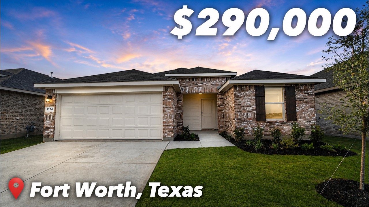 $290k NEW HOMES IN FORT WORTH, TEXAS !!!!