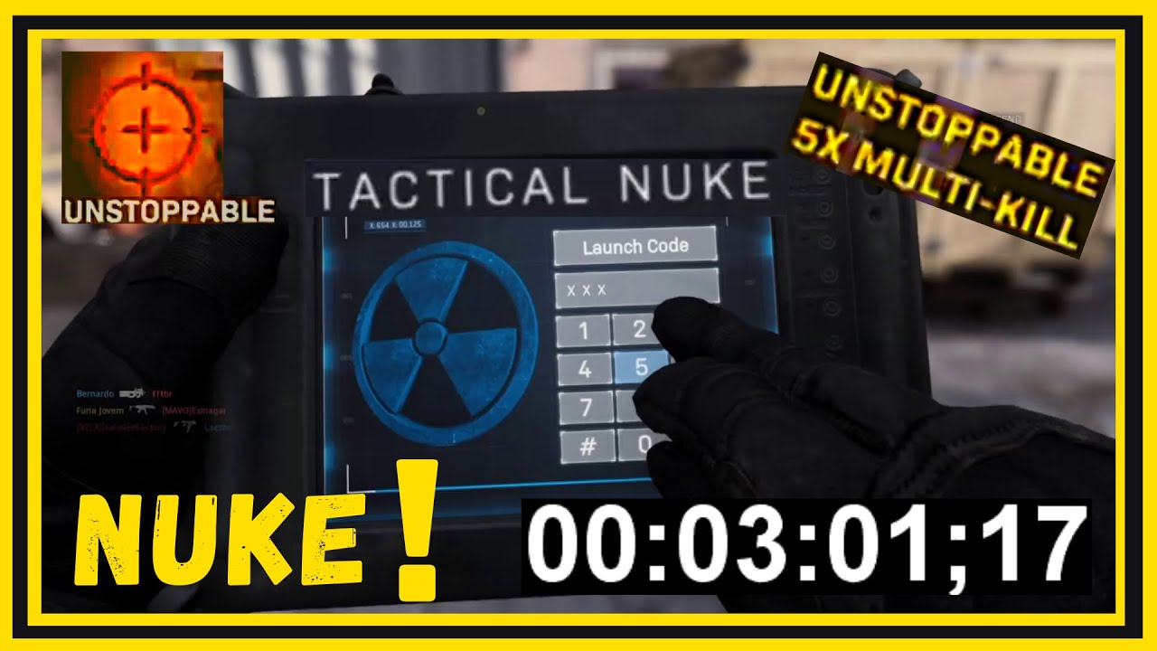 NUCLEAR INSANO / "MP5" TACTICAL NUKE - CALL OF DUTY: MODERN WARFARE