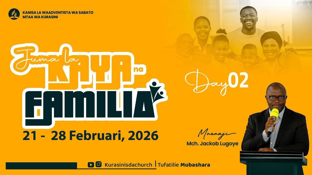 🔴  JUMA LA KAYA NA FAMILIA|| KURASINI SDA