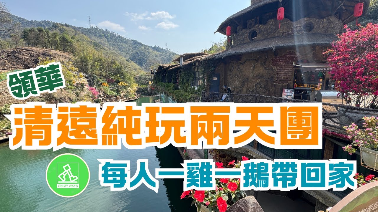 領華清遠兩天純玩美食風景遊旅行團 ｜自費體驗｜食足三餐清遠雞😋｜欣賞古龍峽河谷網紅橋及江心島｜行鳳城女人行街朝陽里｜最抵係一人一隻碌鵝一隻雞帶走｜成個行程究竟有咩睇？ 圍餐好唔好食同有咩食🍽️？🤔