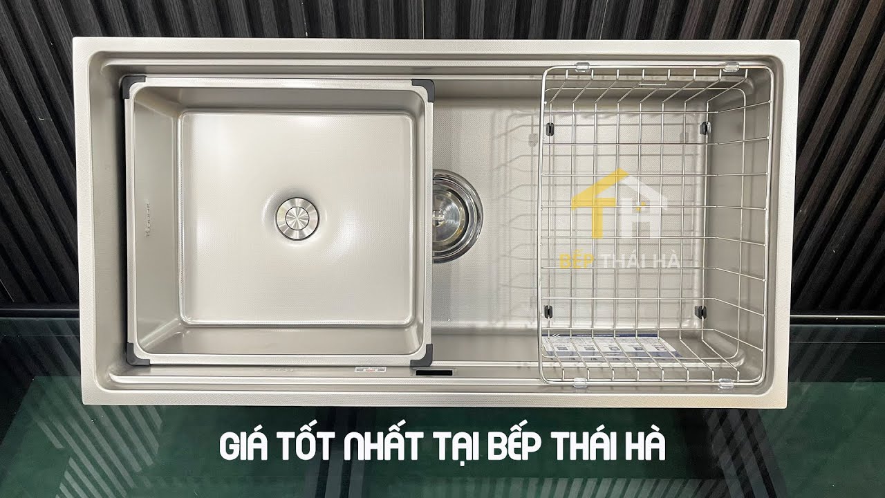 CHẬU RỬA BÁT KONOX KN8644SU DEKOR | CHẬU RỬA BÁT 1 HỐ | CHỐNG XƯỚC THẾ HỆ MỚI