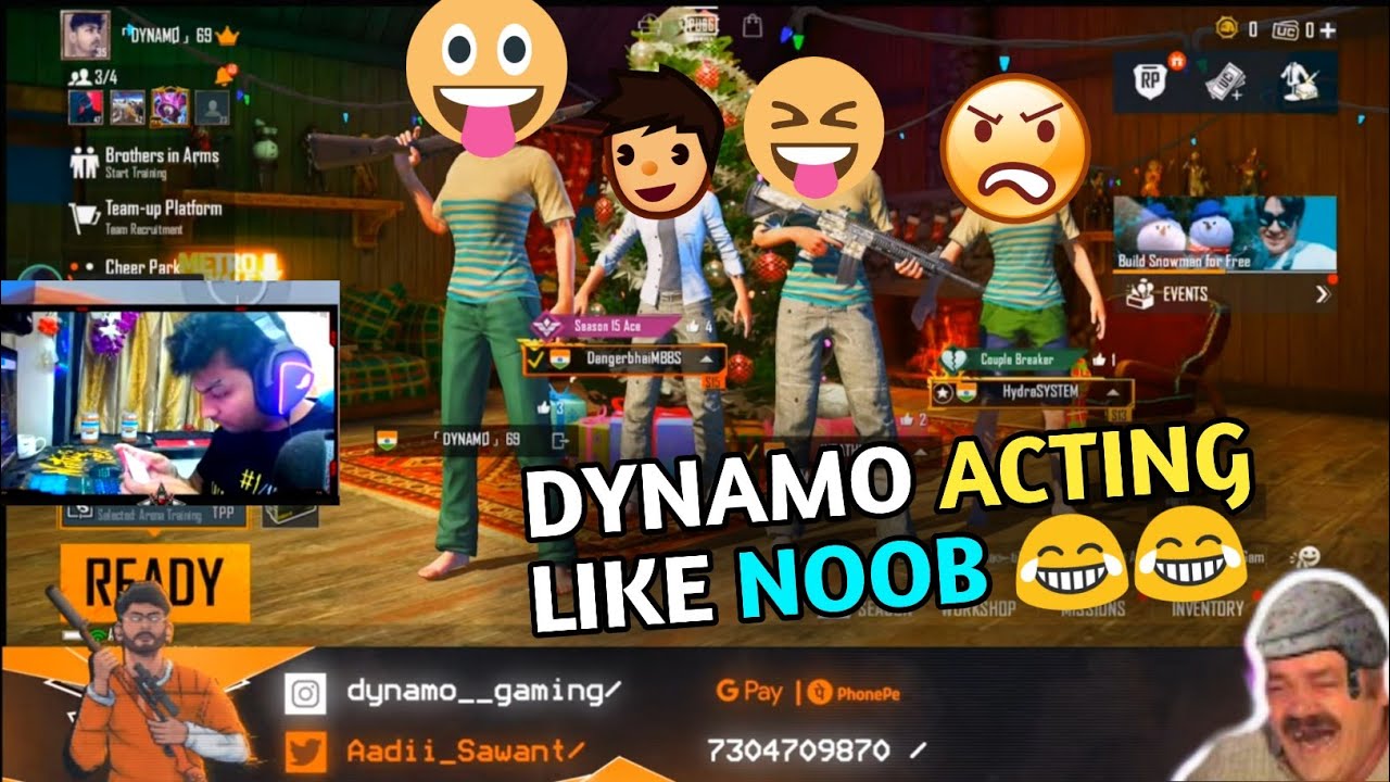 Dynamo trolling 😂 random player in tdm