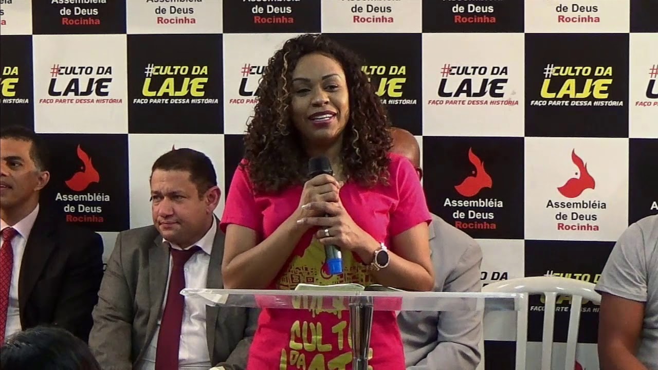 PASTORA ISA REIS 2019 CULTO DA LAJE ROCINHA RJ