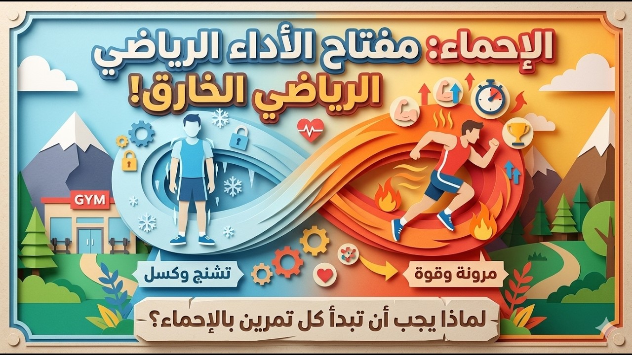 لماذا يعتبر الإحماء أساس أي نشاط رياضي؟
