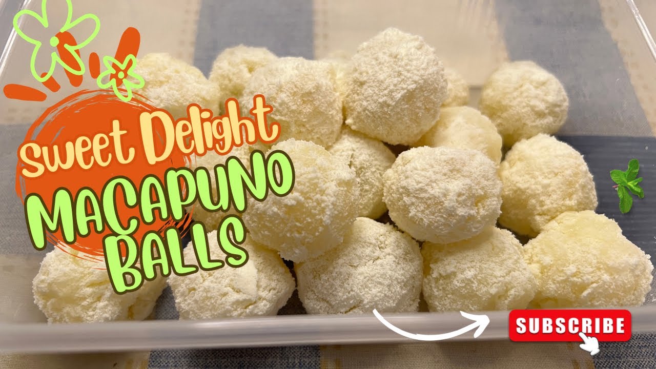 Pinoy Dessert: Macapuno Balls Very easy and Yummy