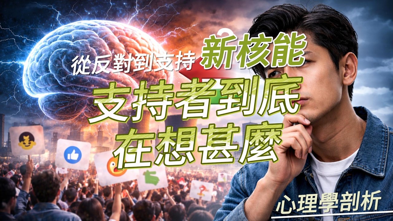 澈也未眠｜從新核能政策的大轉向，對原支持者心理剖析
