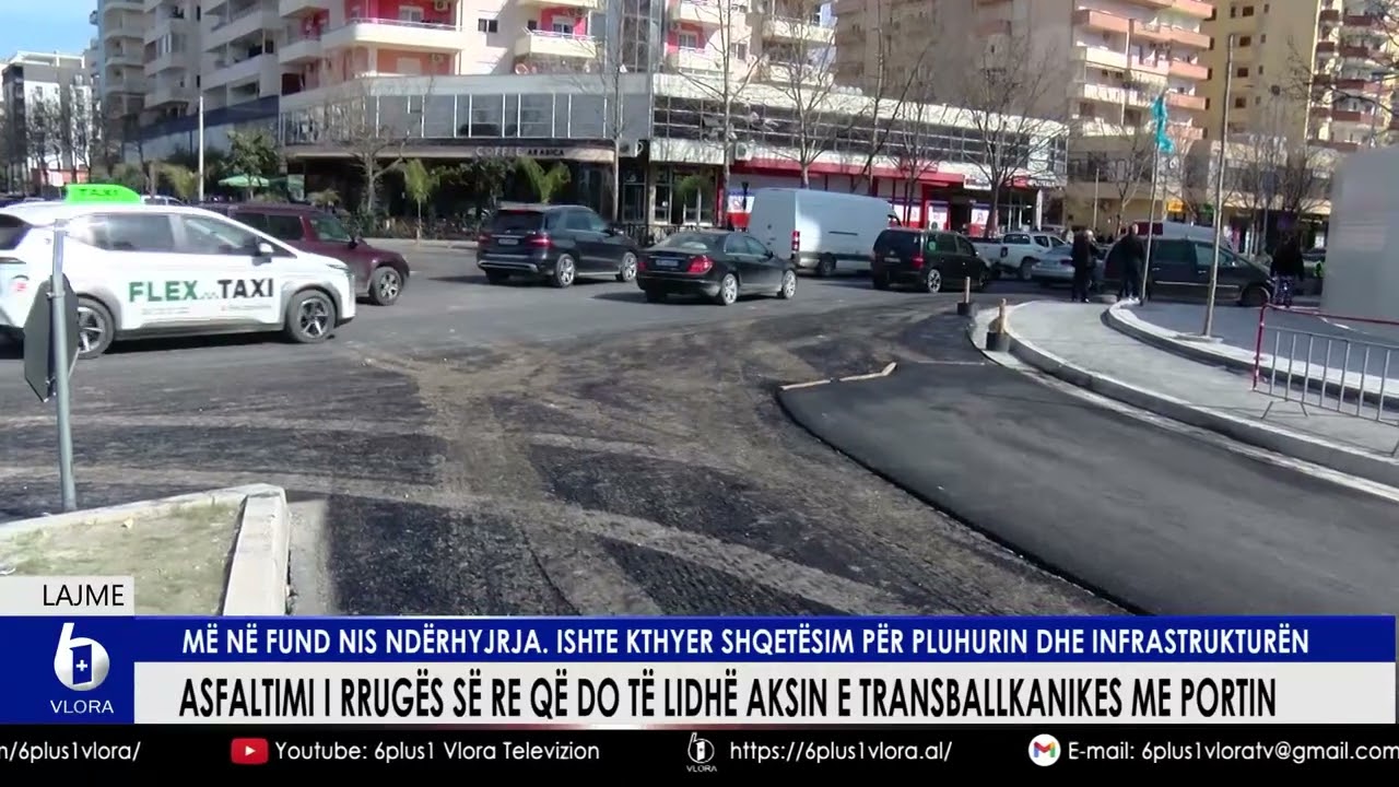 Asfaltimi i rrugës së re që do të lidhë aksin e Transballkanikes me Portin. Më në fund nis ndërhyrja
