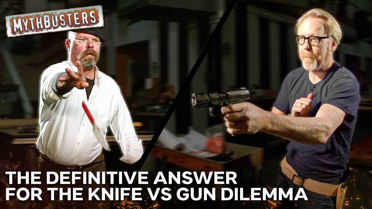 Should You Really Never Bring A Knife To A Gunfight? | MythBusters