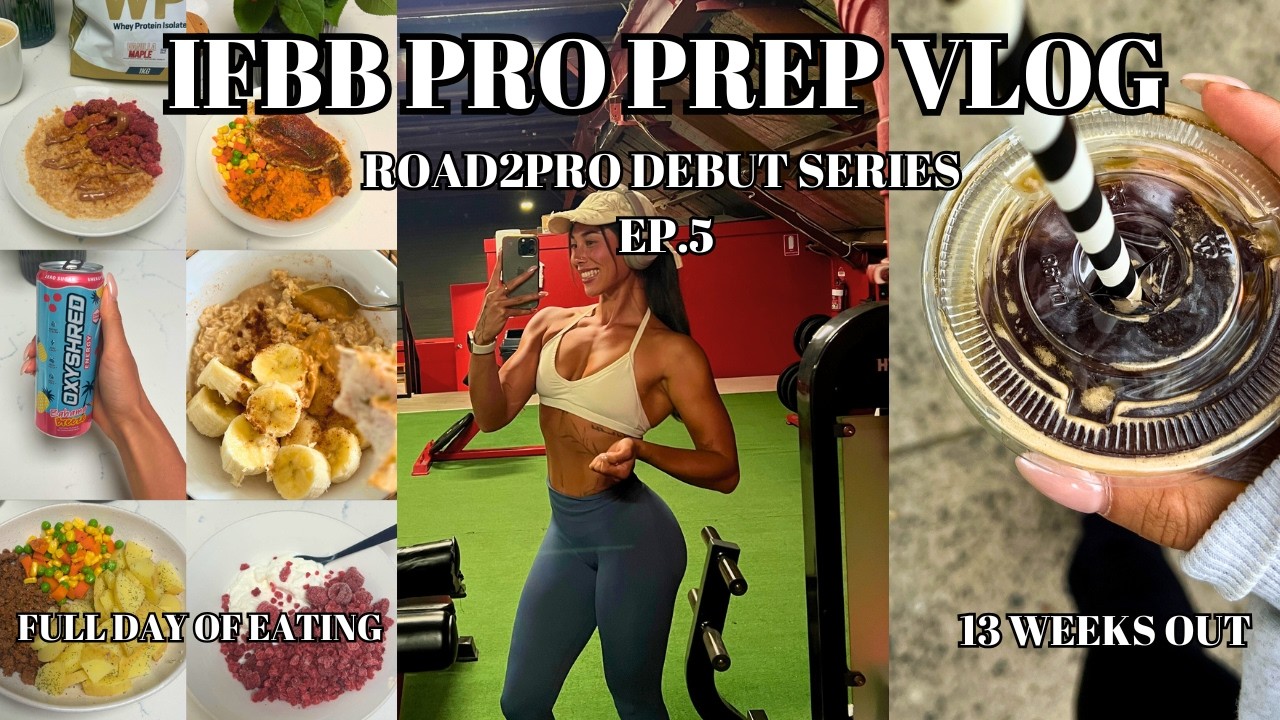 Видеоблог о подготовке к профессиональным соревнованиям IFBB Fit Model Pro | 13 недель до соревно...