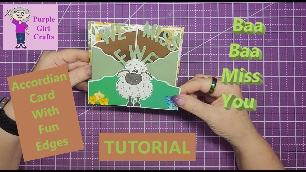Accordion Card with Fun Edges - Tutorial