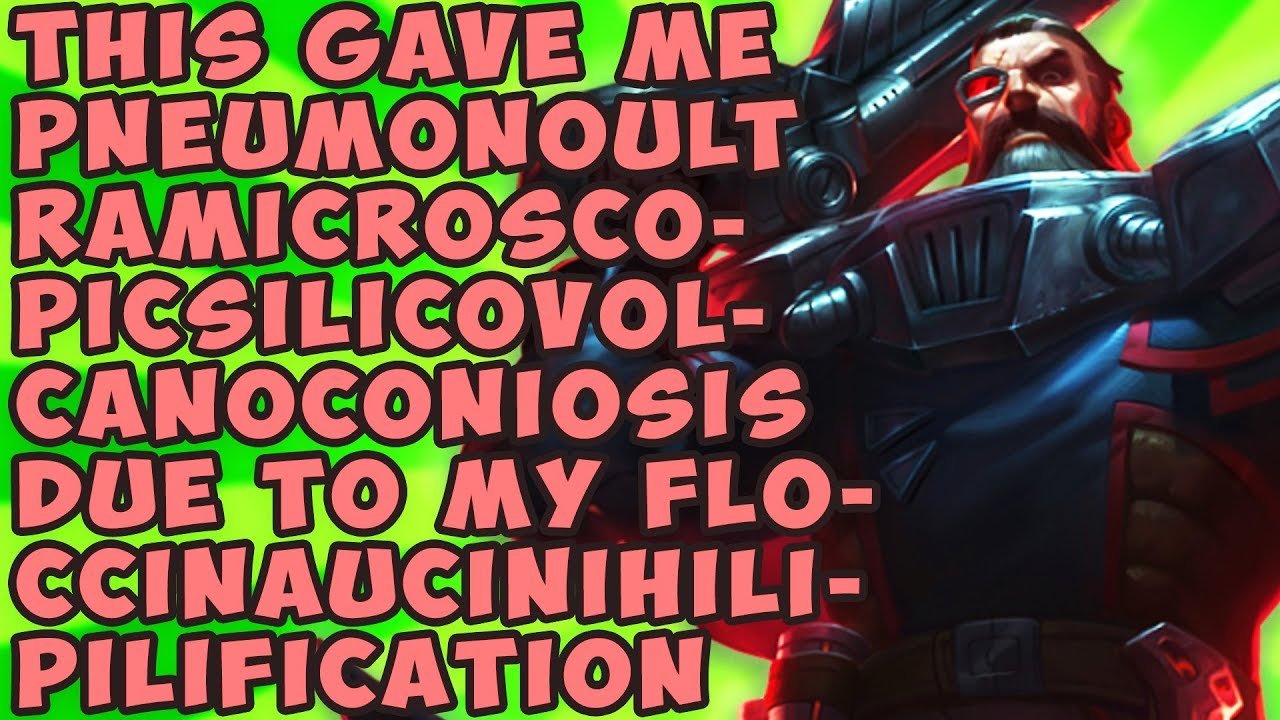 This Gave Me Pneumonoultramicroscopicsilicovolcanoconiosis Due To My Floccinaucinihilipilification