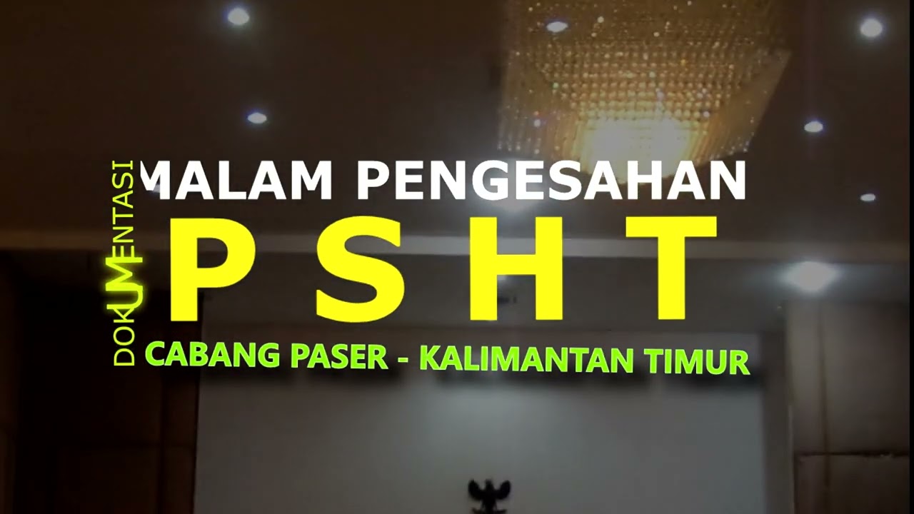 PENGESAHAN WARGA BARU PERSAUDARAAN SETIA HATI TERATE CABANG PASER TAHUN 2021