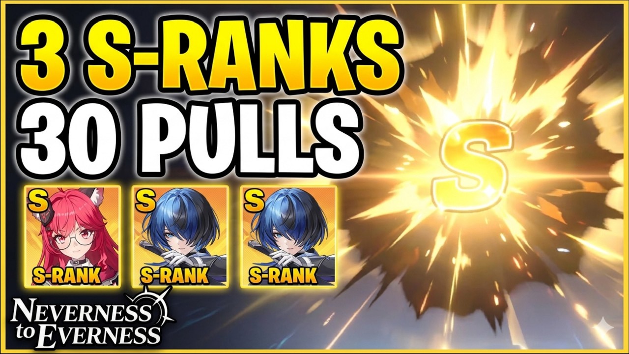 MY LUCK IS BROKEN! 3 S-RANKS in 30 PULLS! (Neverness to Everness Launch)