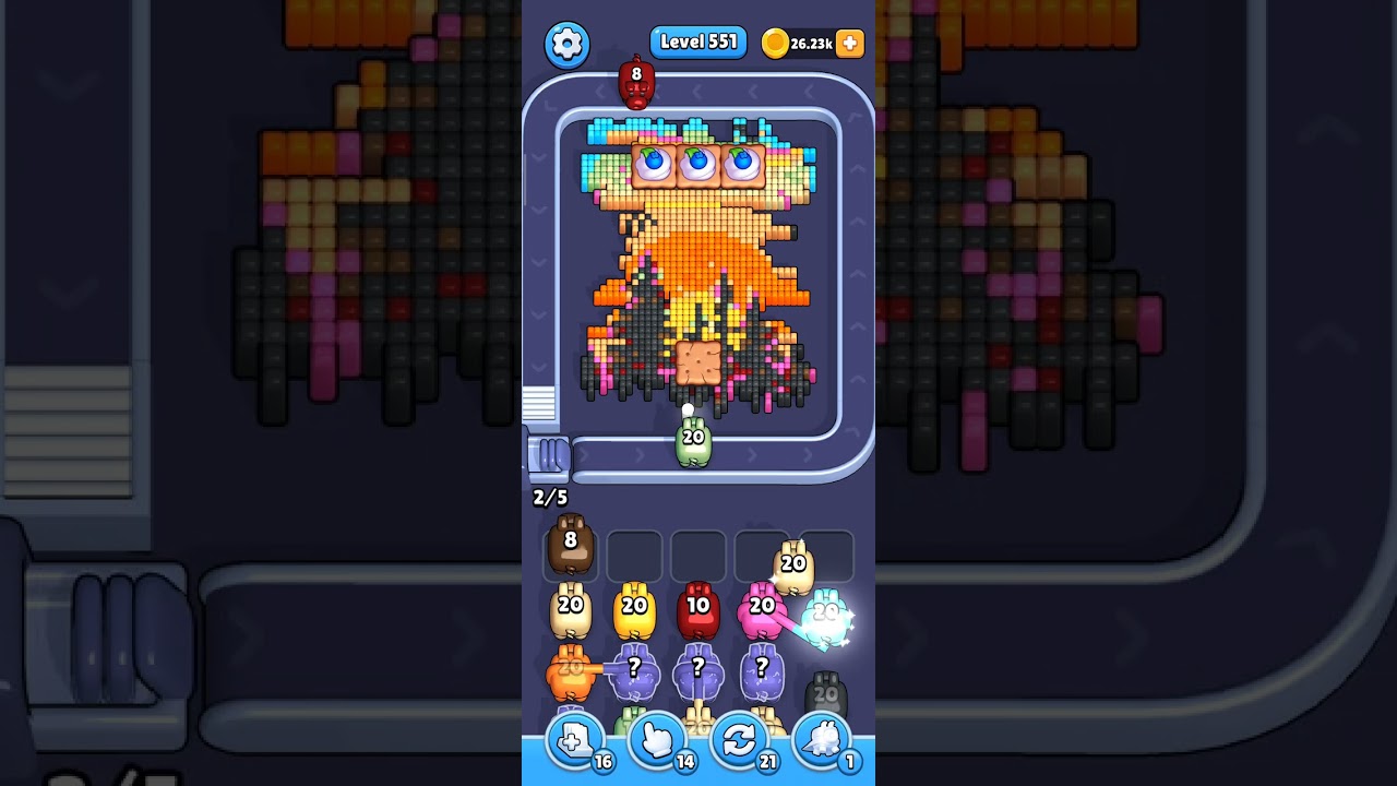 Pixel Flow — level 551