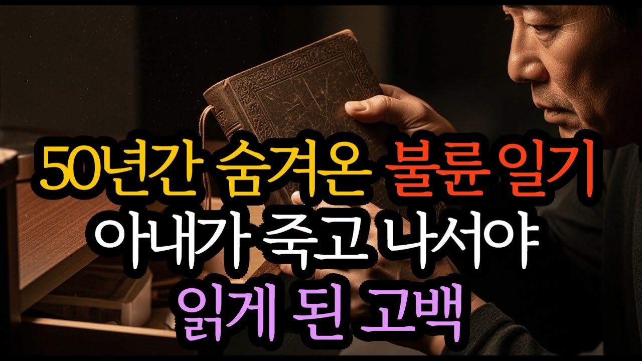 50년간 숨겨온 불륜 일기  아내가 죽고 나서야 읽게 된 고백ㅣ노후사연ㅣ감동사연ㅣ시니어ㅣ실화사연 ㅣ오디오북