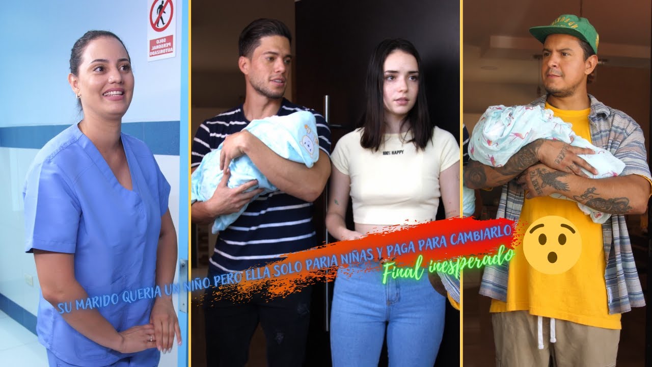 Su marido queria un niño pero ella solo paria niñas y paga para cambiarlo😥😱