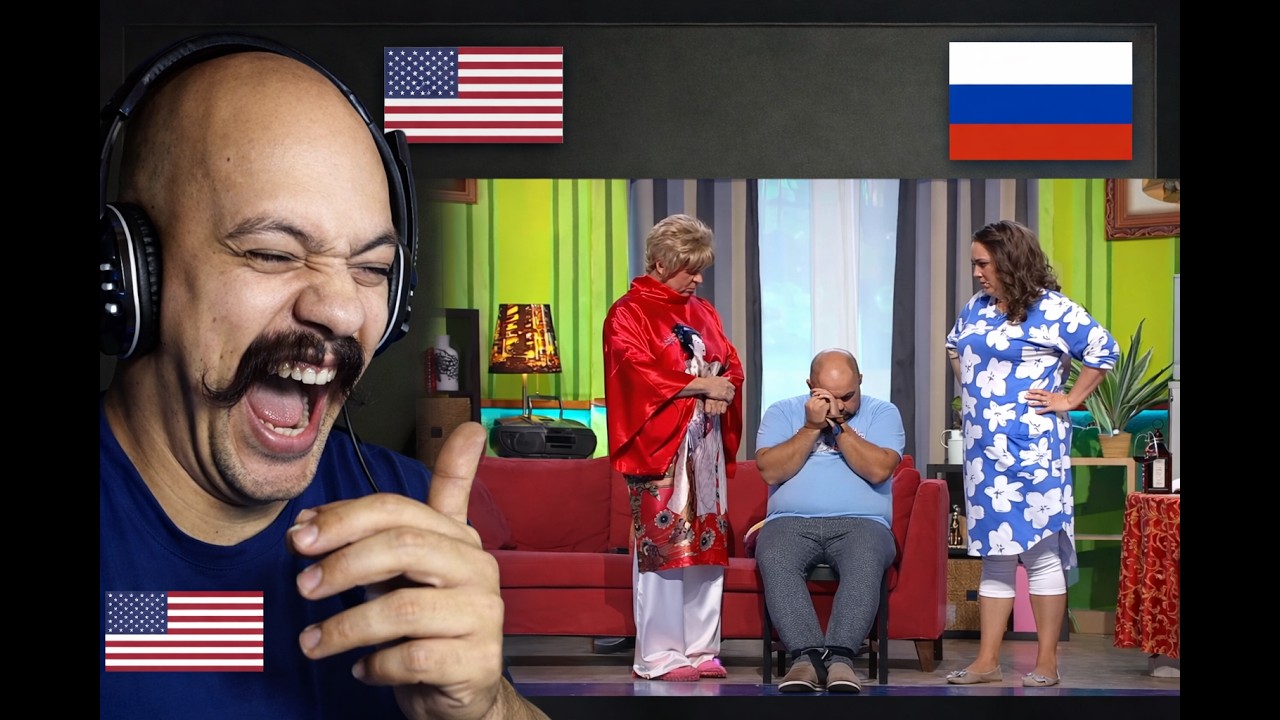 Reacting to Russia to Уральские Пельмени  Семейка  Идеальный зять
