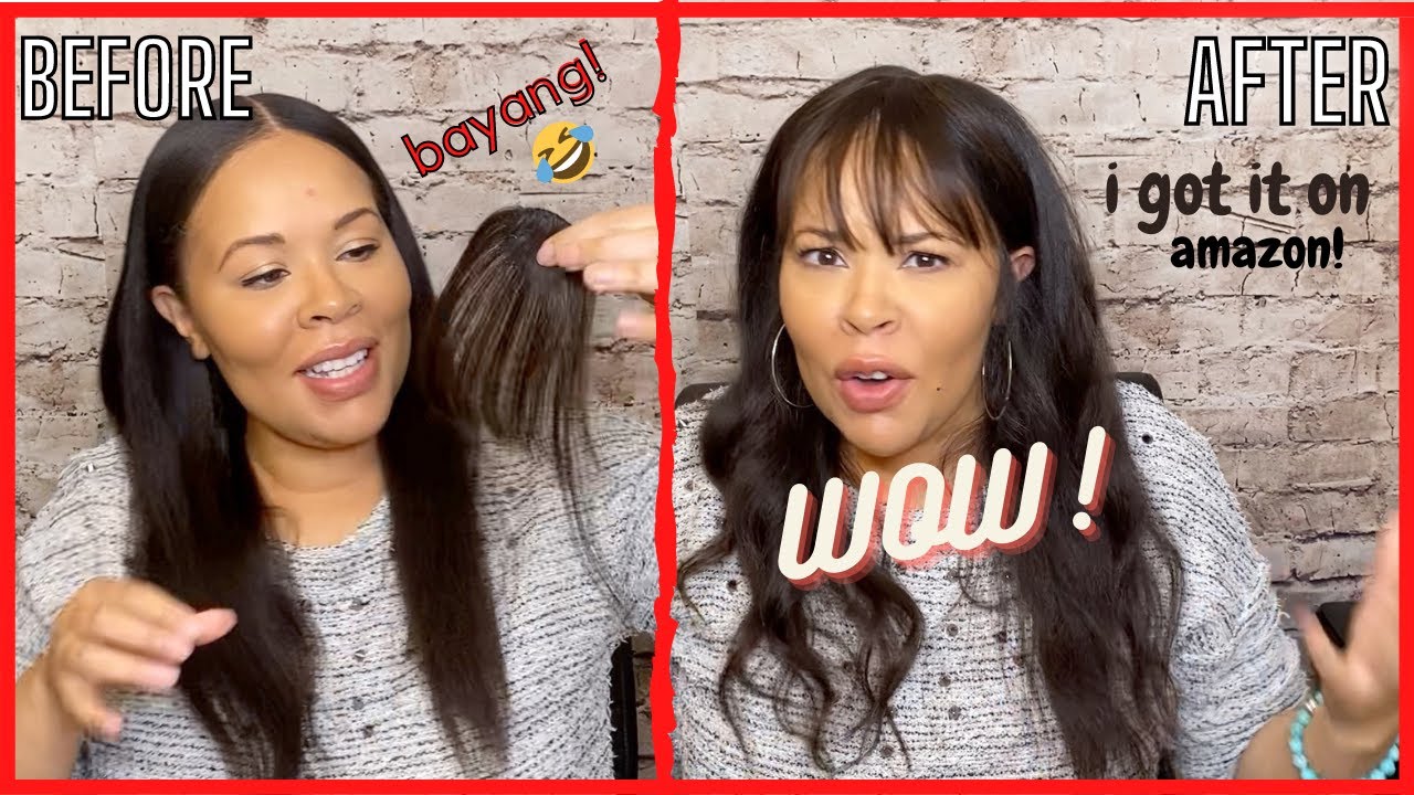 How to Use Clip On Bangs From Amazon