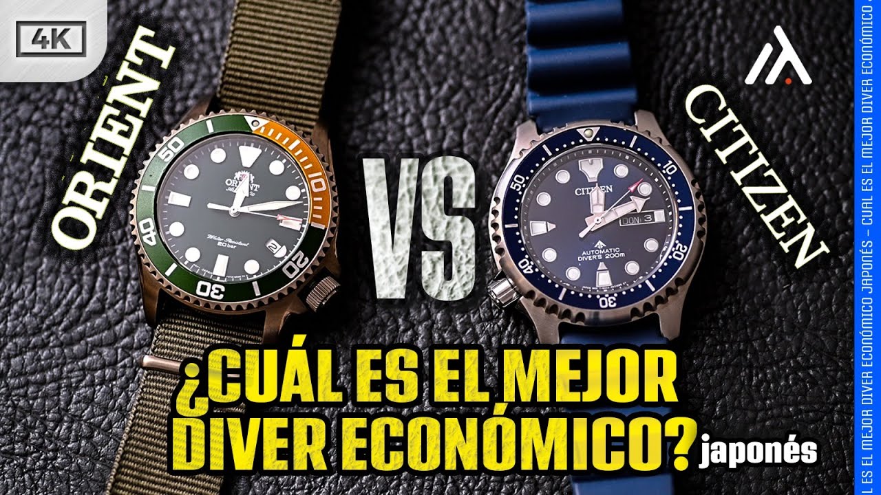 BATALLA DE DIVERS Económicos Japoneses - Orient Baby Tritón VS Citizen Promaster Marine - NY0141-10L
