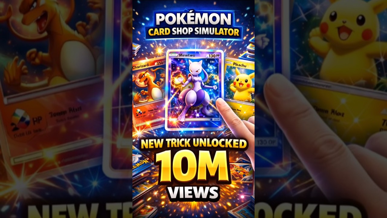 Game Tod Diya 😈 New Trick Unlocked | Pokémon Card Shop Simulator