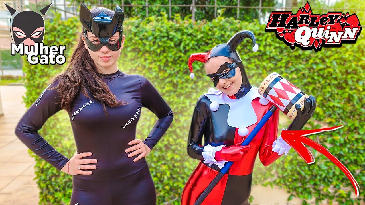 A MULHER GATO VOLTOU E TROUXE A IRMÃ MALVADA DA ARLEQUINA HARLEY QUINN !!!