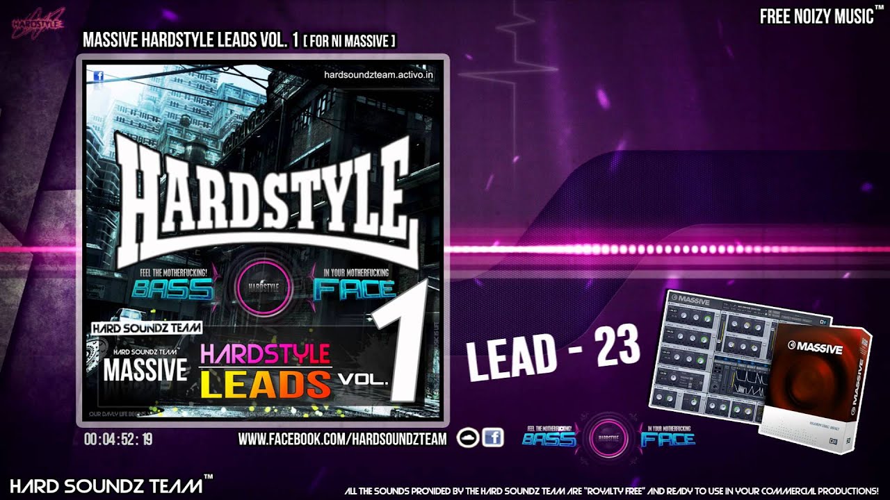 Soundbank - Massive Hardstyle Leads Vol. 1 [For NI Massive] (60 Leads)