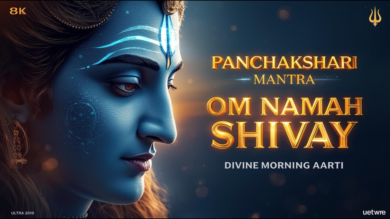 Om Namah Shivaya – Panchakshari Mantra | Powerful Morning Aarti for Spiritual Awakening 🙏🕉️