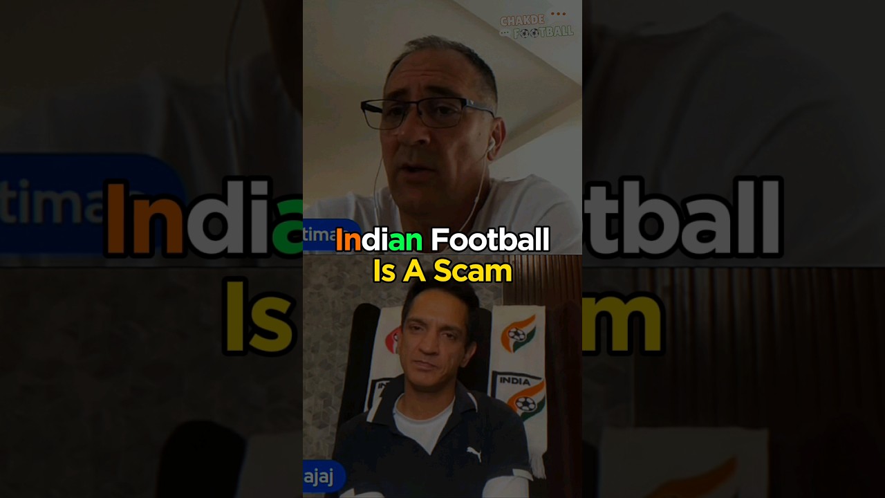 Indian Football Is A Scam.😢 #indiafootball #indianfootball #footballindia