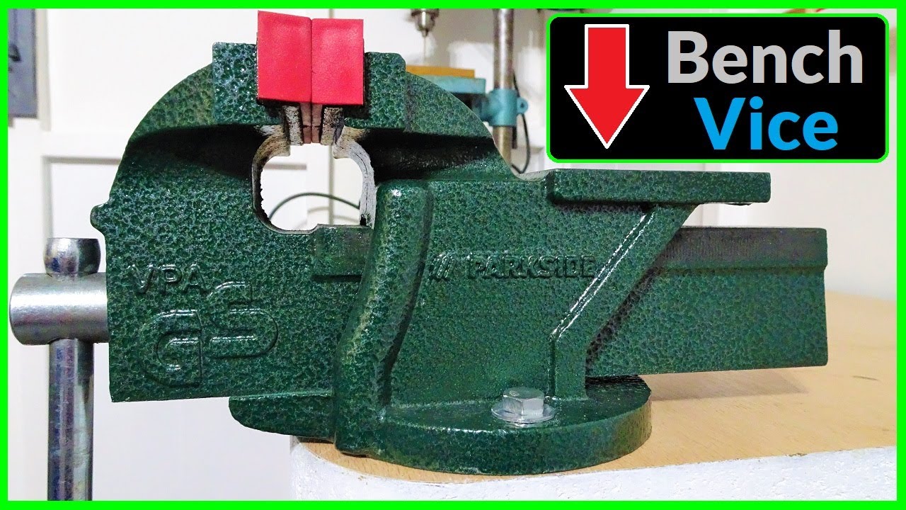 Распаковка, обзор, тестирование и установка тисков для тяжелого верстака Lidl Parkside