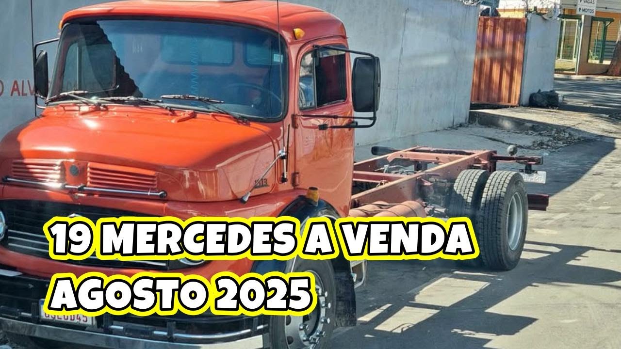 19 MERCEDES BENS CAMINHÕES A VENDA PELO BRASIL AGOSTO 2025 RESUMO DA SEMANA DETALHES AQUI