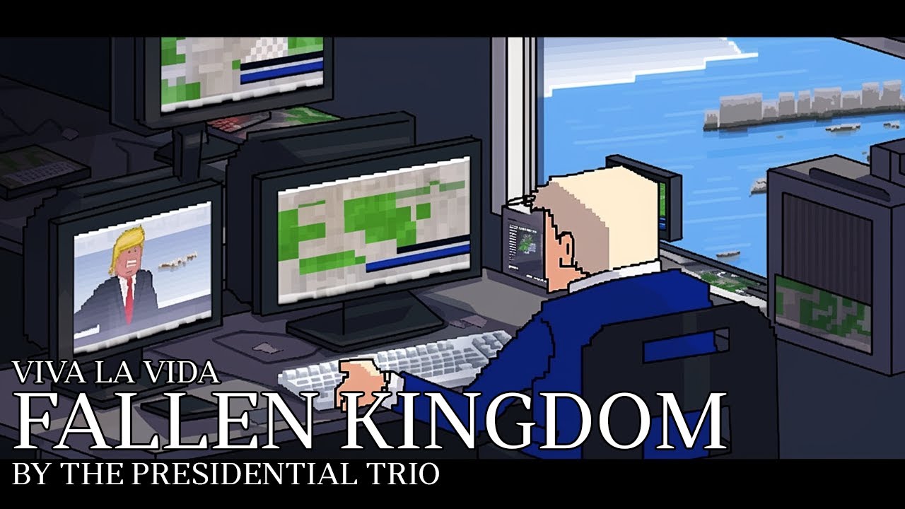 【Presidents Sing】Fallen Kingdom | Viva la Vida【Sung by Donald Trump, Joe Biden and Barack Obama】