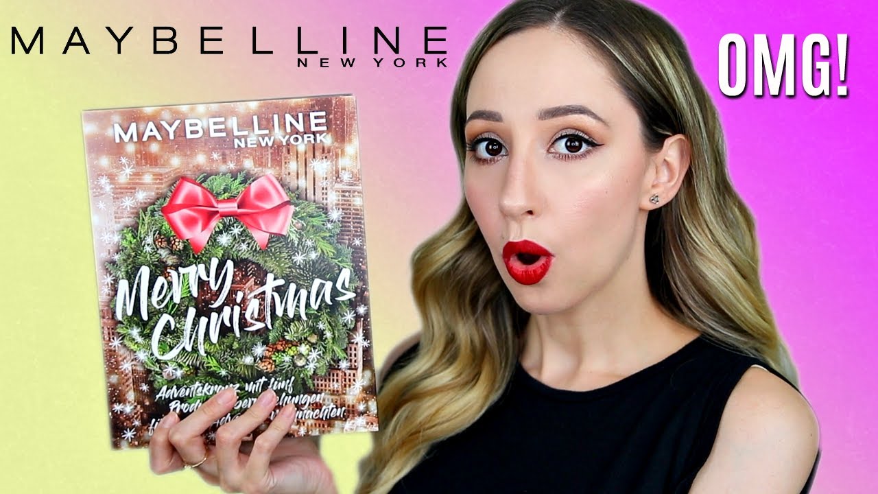 Maybelline Beauty Advent Calendar 2020 - Under $15!