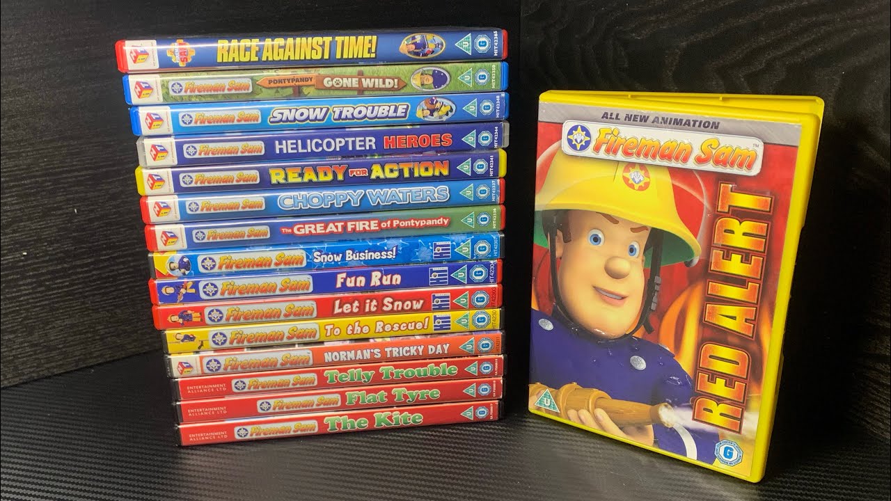 My Fireman Sam DVD Collection Update August 2024 - DVD Unboxings
