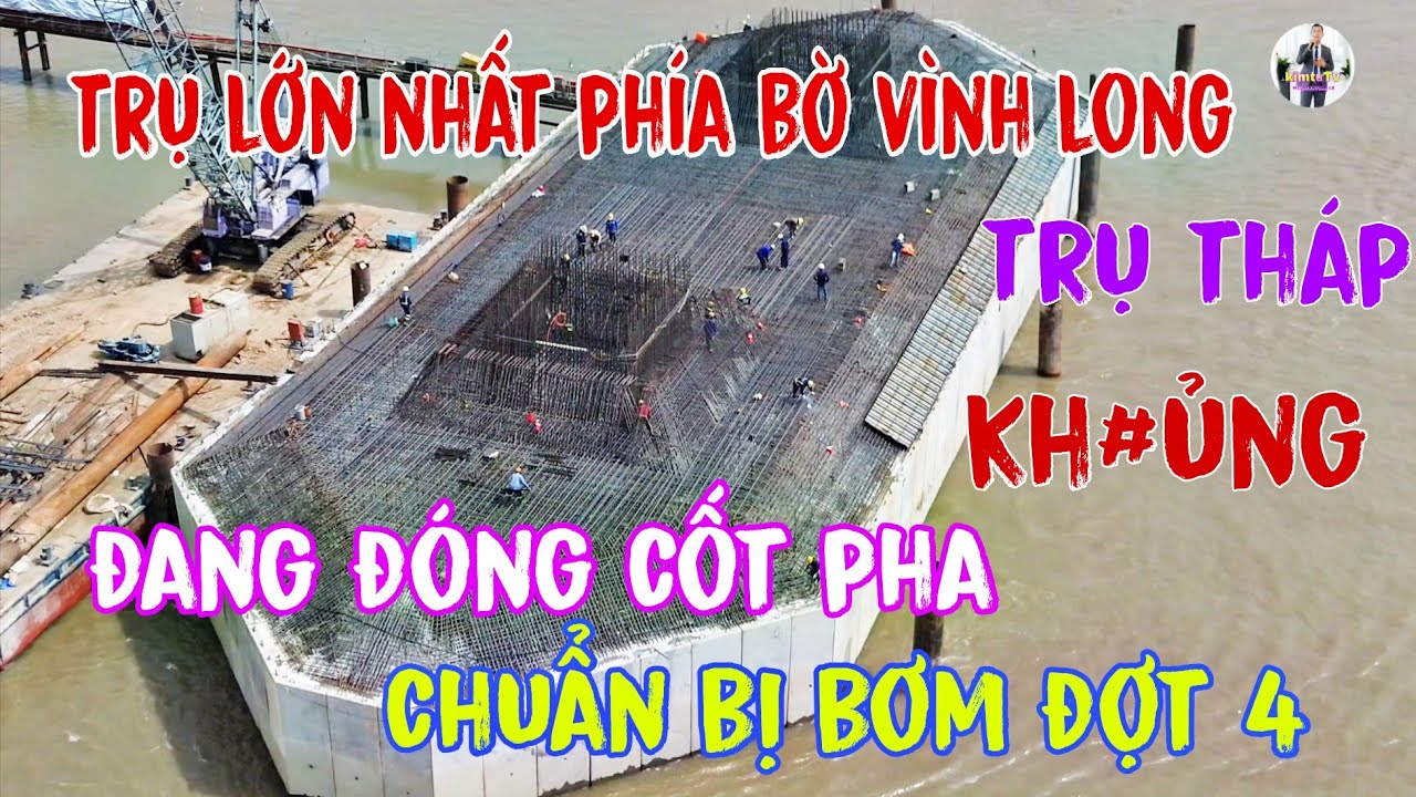Trụ p23 qu#á kh,ủng cần cảnh thi công cốt phá chuẩn bi cho việc bơm bê tông đợt 3
