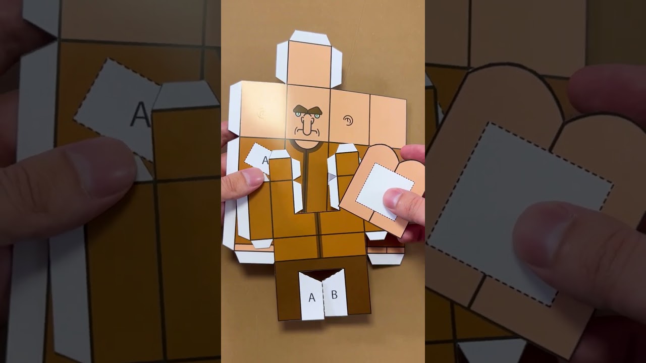 HICE a un ALDEANO de la PEL&Iacute;CULA de MINECRAFT con PAPEL
