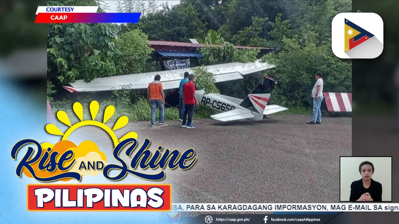 Cessna 152 training aircraft, nag-overshoot sa runway ng Plaridel Airport sa Bulacan