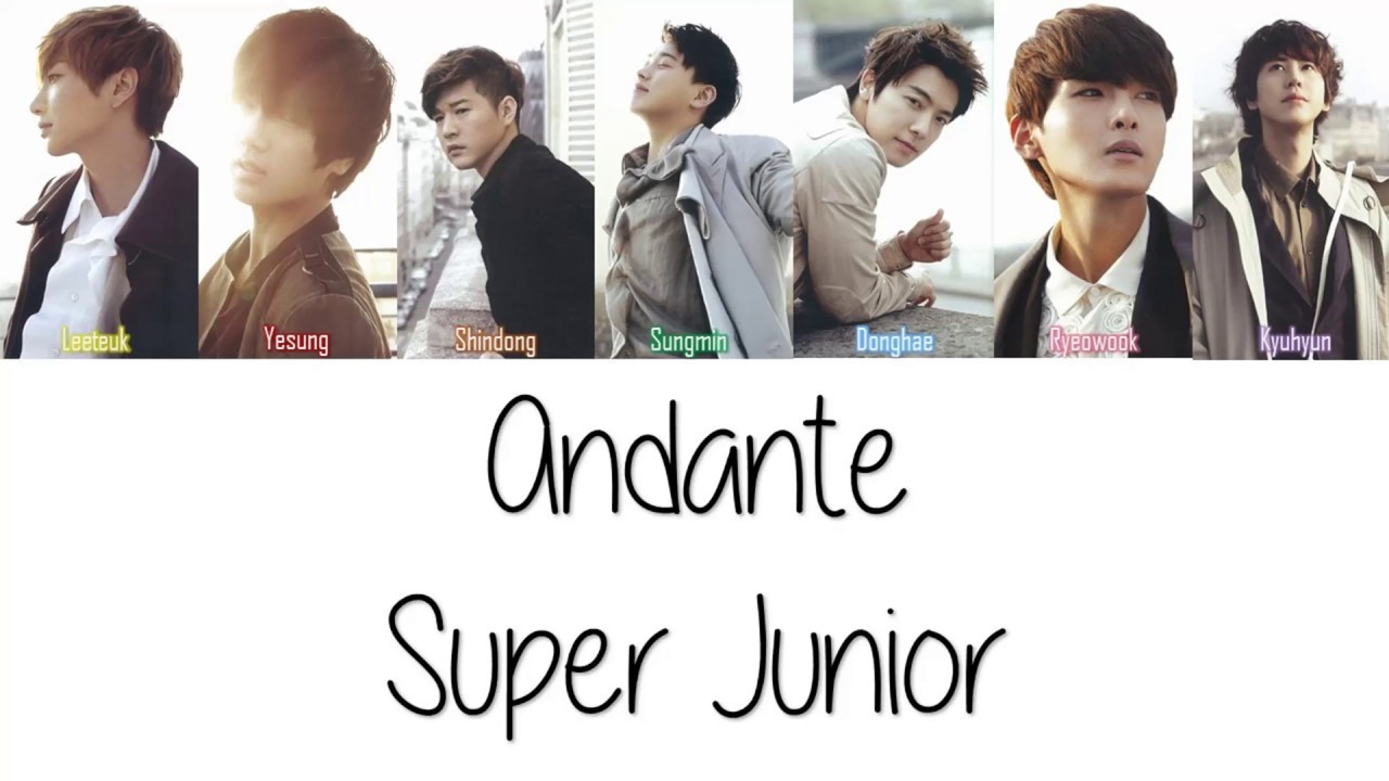 Super Junior Andante Lyrics