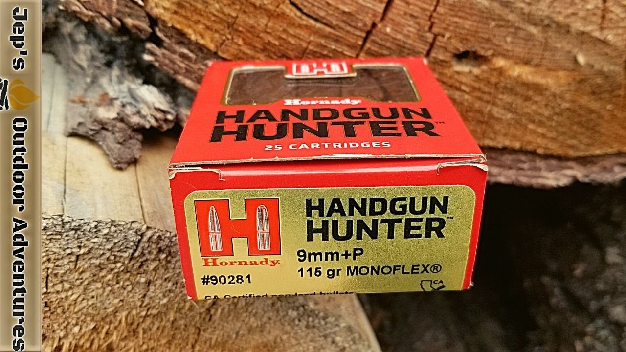 9mm For Deer?! Hornady Handgun Hunter 115gr +P JHP | Jugs Test